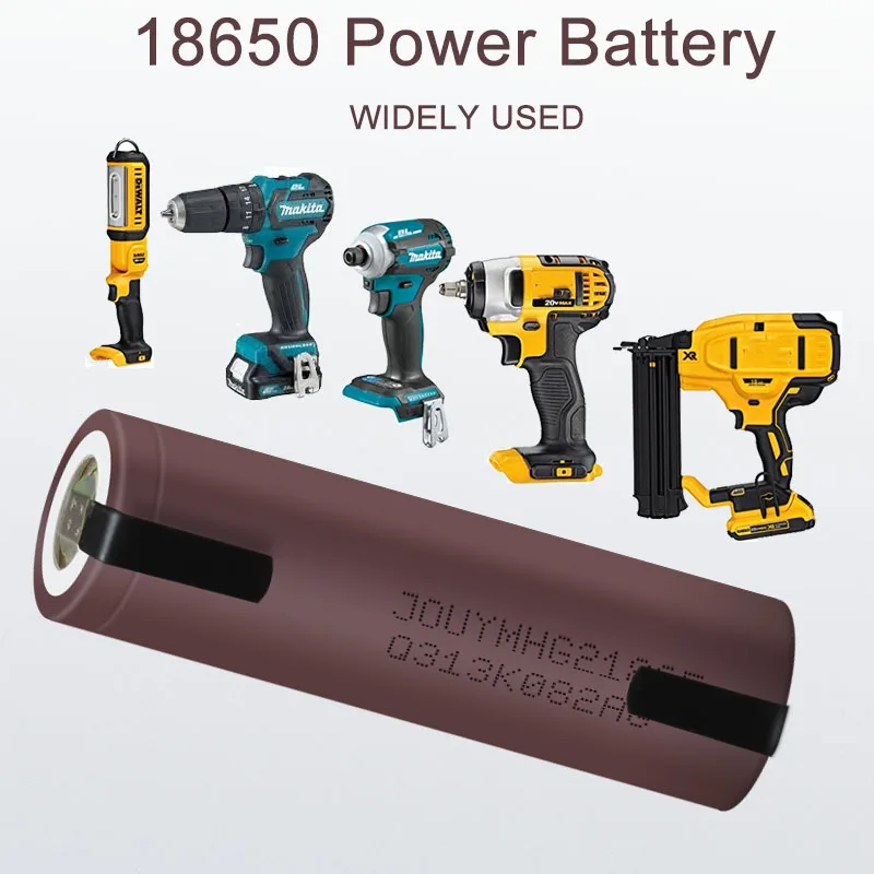 Bateria Recarregável do Poder da Descarga Alta do Lítio Tiras Soldadas do Níquel Hg2 18650 3000mah Hg21865 3.7v 20a - Image 6
