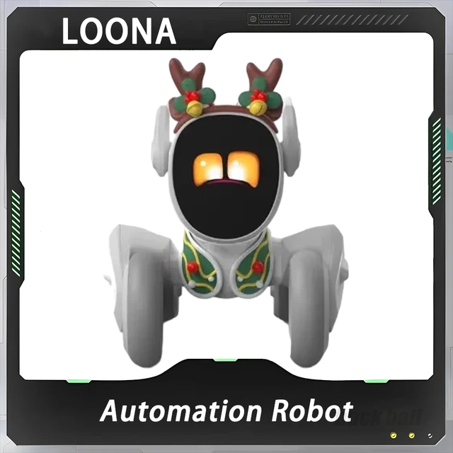 LOONA Smart Robot Machine Dog Toy Intelligent Pet Companion AI Robot  Emotional Dialogue Programming Electronic Desktop Boy Toys - AliExpress