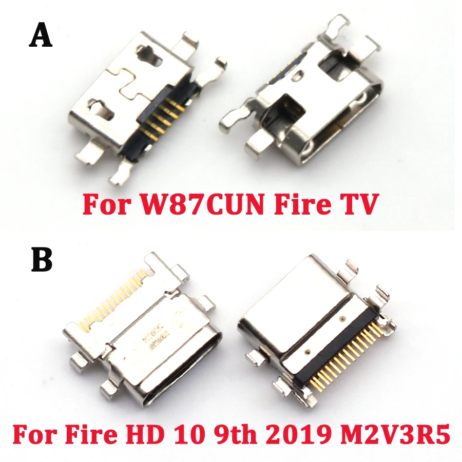 2-10 Pz Caricatore Usb Porta Di Ricarica Spina Connettore Dock Per Amazon Kindle W87Cun Fire Tv Hd10 Hd 10 9Th 2019 Muslimah Micro Jack