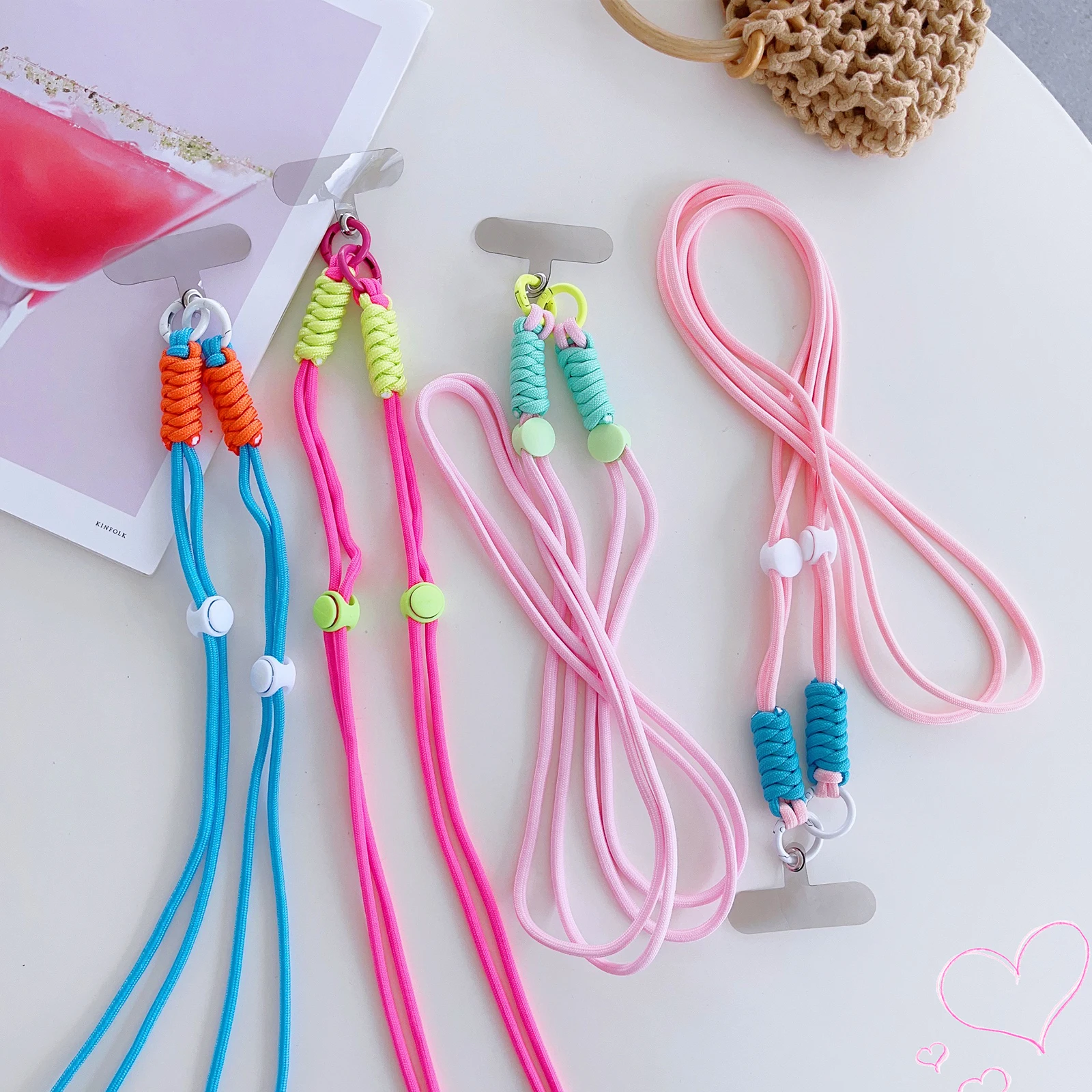 Adjustable Double-Sided Universal Phone Lanyard with Crossbody Long Rope