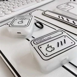 Disney 2D Comic AirPods Pro Protective Case For Apple Aripods 1/2/3 Generation Wireless Bluetooth Headphone Case With Keychain
