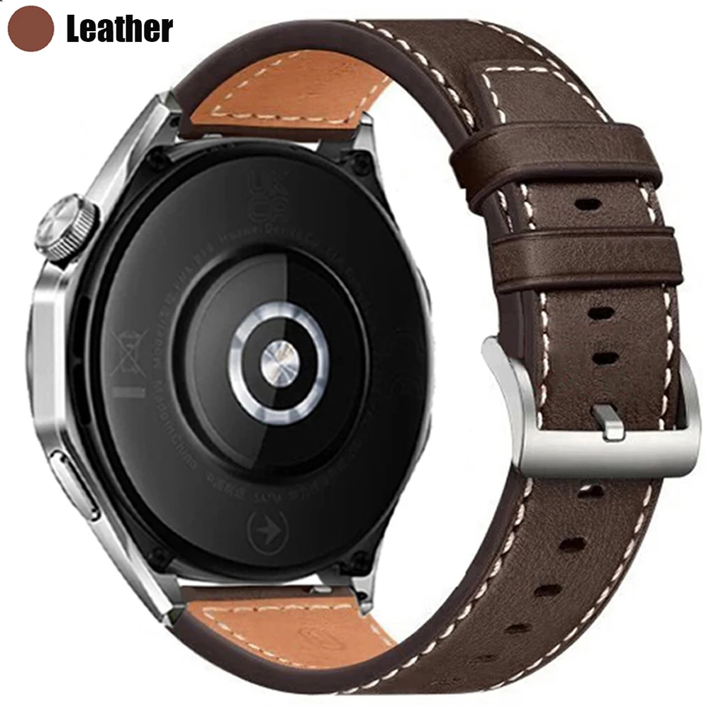 Vintage Leather Watch Band, 20mm/22mm, Universal Sports Strap
