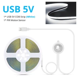 Versatile Motion - Activated LED Strip Light with Infrared Sensor - 4m (WHITE)