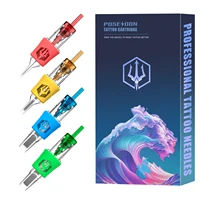 POSEIDON 20Pcs/Box RS RL RM M1 Tattoo Cartridge Needle Liner Shader with Membrane Safety Cartridges Disposable for Tattoo Pen 1