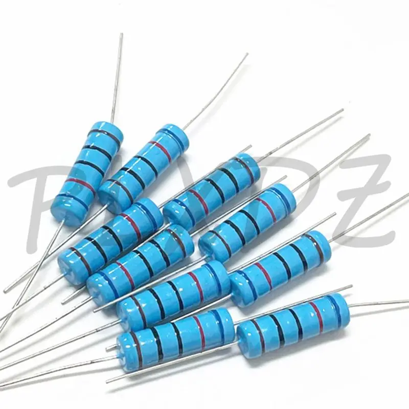 10pcs 5W 1% Metal Film Resistor 0.1R~10M 0.47R 100R 220R 330R 1R 2R 1K 1.5K 2.2K 3.3K 3.9K 4.7K 10K 22K 47K 100K 470K 1M ohm