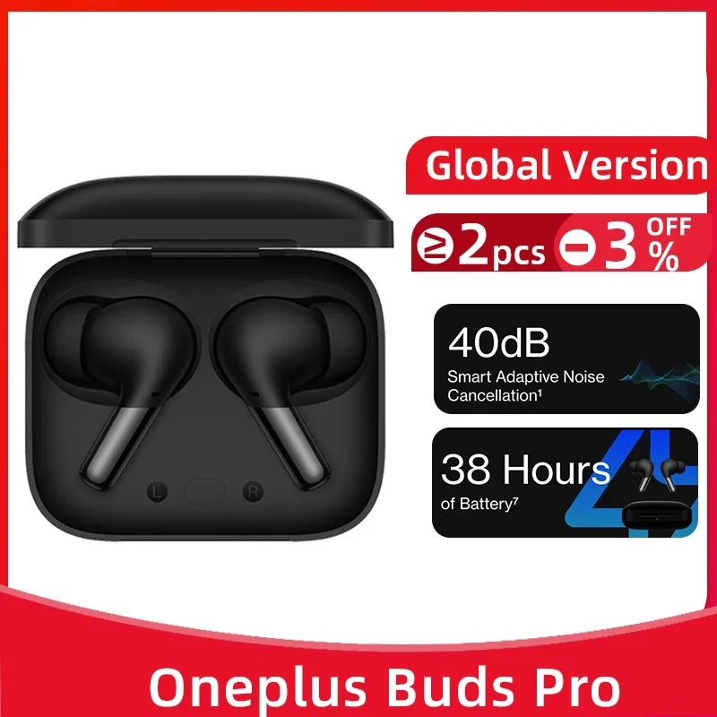 

New Global Version Buds Pro TWS Earphone Bluetooth 5.2 Active Noise Cancelling LHDC Wireless Headphones For Oneplus 10 Pro