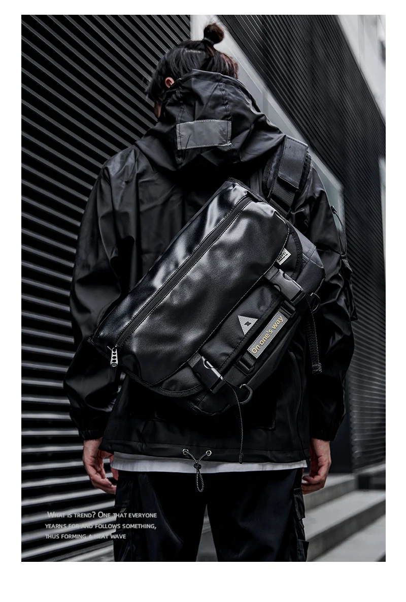 MOYYI Stilvolle Messenger Bags Outdoor-Reisen Sport Umhängetasche Hochwertige große Kapazität 14-Zoll-PC-Umhängetasche für Teenager – Detail 21