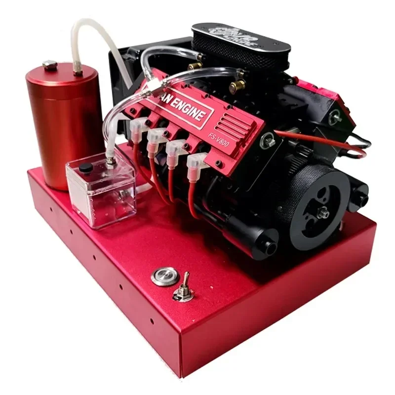 Toyan V800 Modello Di Motore A Benzina Prodotti Finiti Modificato V8 Modello Di Motore A Metanolo Regalo Giocattolo In Metallo
