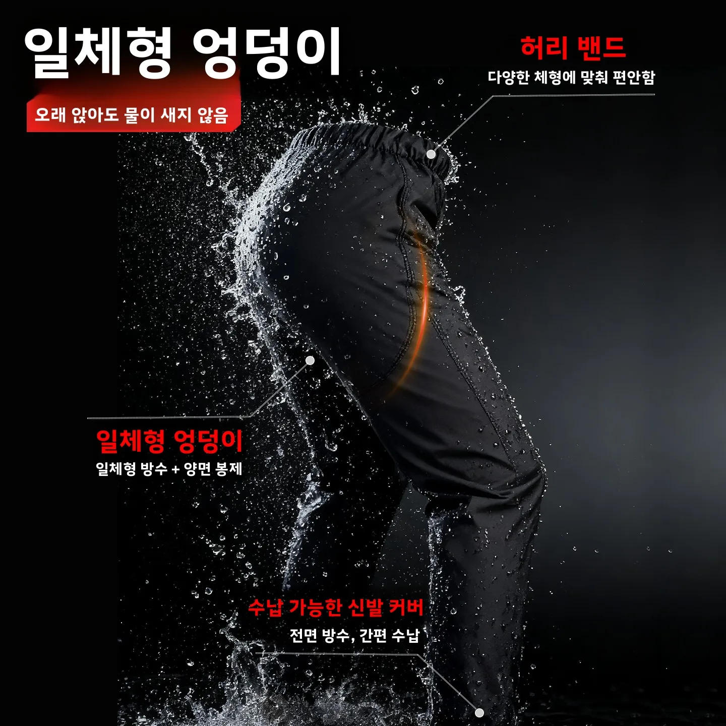 남성용 오토바이 라이딩 레인코트 세트 방수 배달 라이더 바이커 슈트 분리형 디자인 두꺼운 스프링 야팡 소재