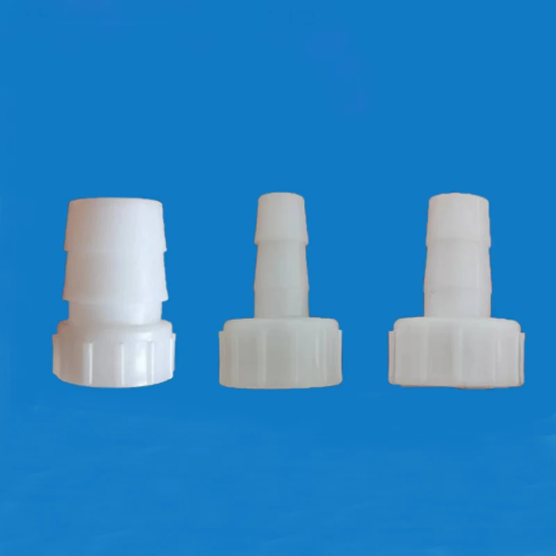 Plastic Pipe Fitting 4-25mm Pagoda Barb to 1/4/ 3/8 1/2 3/4female Thread Coupling Reducing Straight Fish Tank Hose Connector 1PC