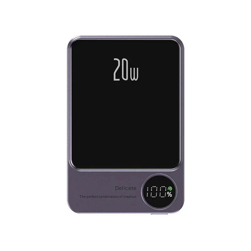 2024 New Transparent Macsafe Power Bank 15W Magnetic Wireless Charger For iPhone 12 13 14 15 Pro Power Bank External Auxiliary