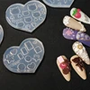 1Pc 3D Silicone Nail Mold DIY Clay Drop Glue Production Reusable Kawaii Biscuit Cat Paw Rose Nail Decoration Art 1