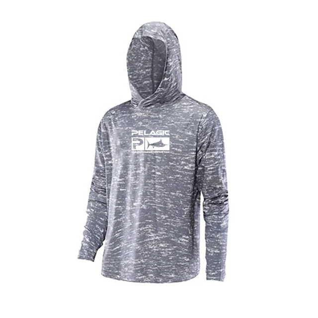 Angler] Breathable Quick-Drying Long-Sleeved Hooded Fishing