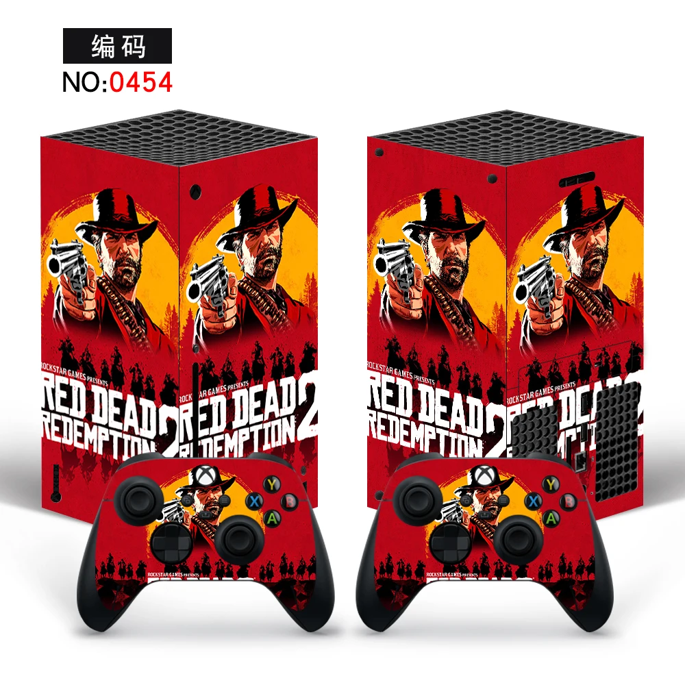 Red Dead Redemption Style Skin Sticker Decalcomania Cover Per Xbox Series X Console E 2 Controller Xbox Series X Skin Sticker Viny
