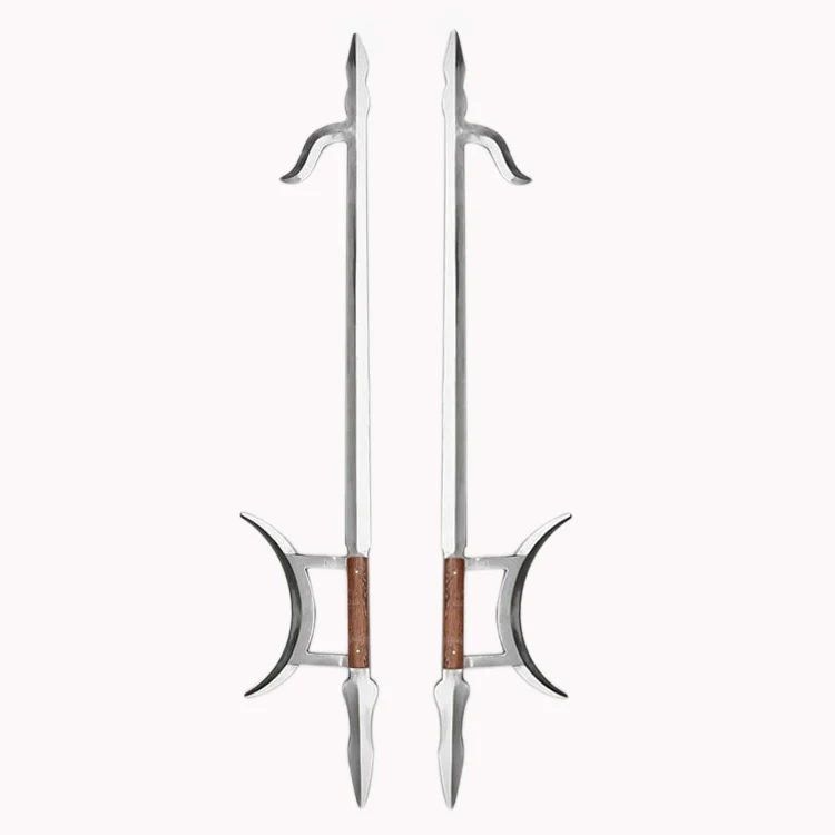 Kungfu Tiger Head Double Hooks Tiger Hook Sword Metalworking Craft