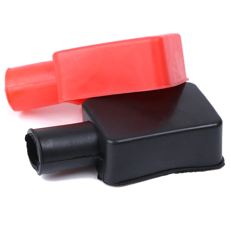 1 Pair Universal Car Battery Terminal Cap Negative Positive Terminal Covers Protector Car Accessories Battery