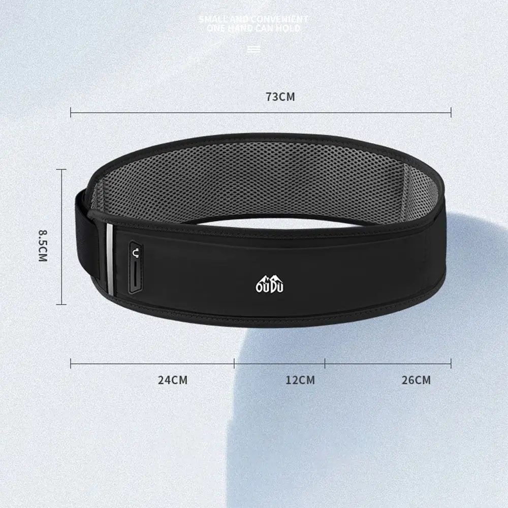 Fashion Lightweight Running Waist Bag Hidden Breathable Sports Belt Pouch Waterproof Fanny Pack Running Accessories