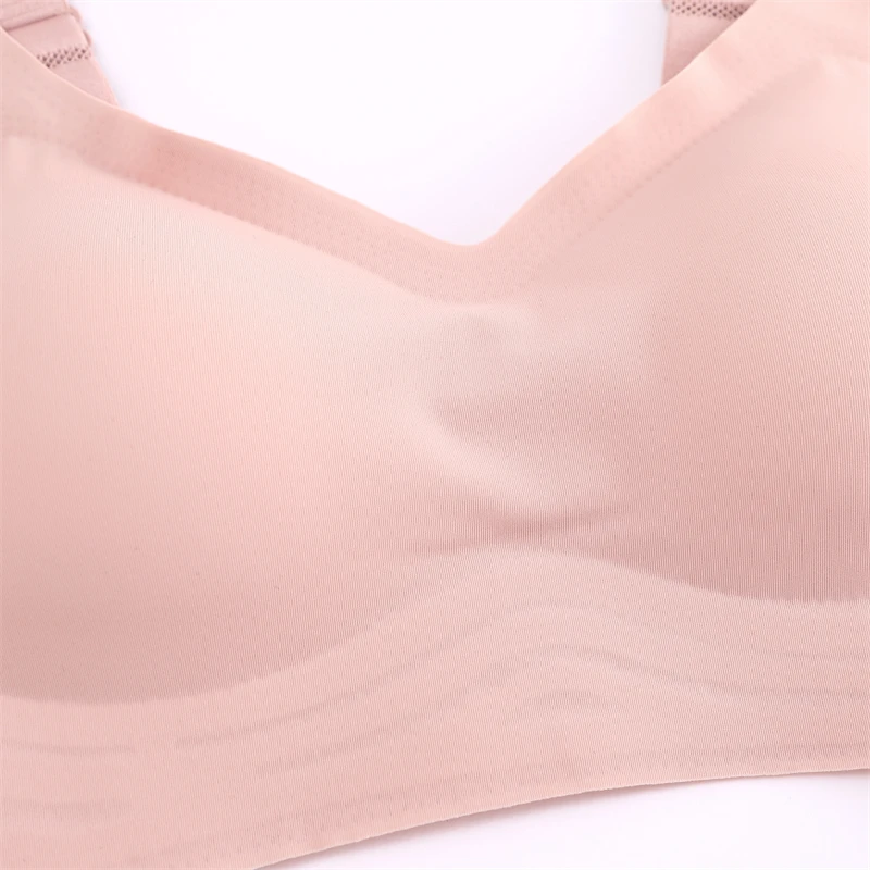 Seamless Underwear For Women Large Breasts Bras Sexy Padded Push-up Bralette Female Soft Support Sports Brassiere Intimates