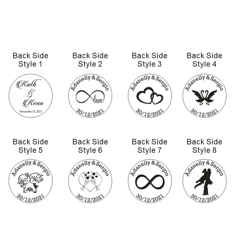 Custom Arrhae Unity Coins For Wedding Set Personalized Las Arras De Boda Cristiana Ceremony Customized Name Bride Gifts