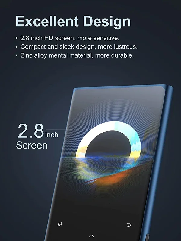 BENJIE new model MP4 player with 2.8 inch large screen
