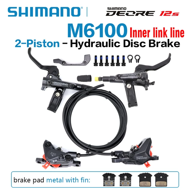 SHIMANO-DEORE油圧式ディスクブレーキ,マウンテンバイク,2ピストン