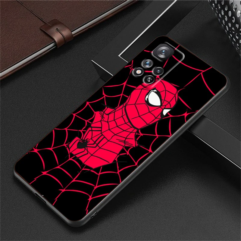 ERT GROUP Funda de teléfono móvil para Xiaomi REDMI Note 12 4G Original y  con licencia oficial Marvel Patrón Spider Man 040 adaptado de manera óptima