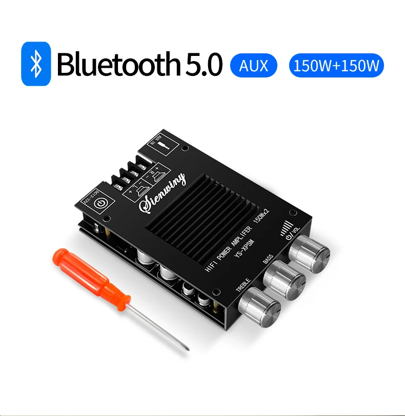 Bluetooth 50 Stereo Power Amplifier Module 150W