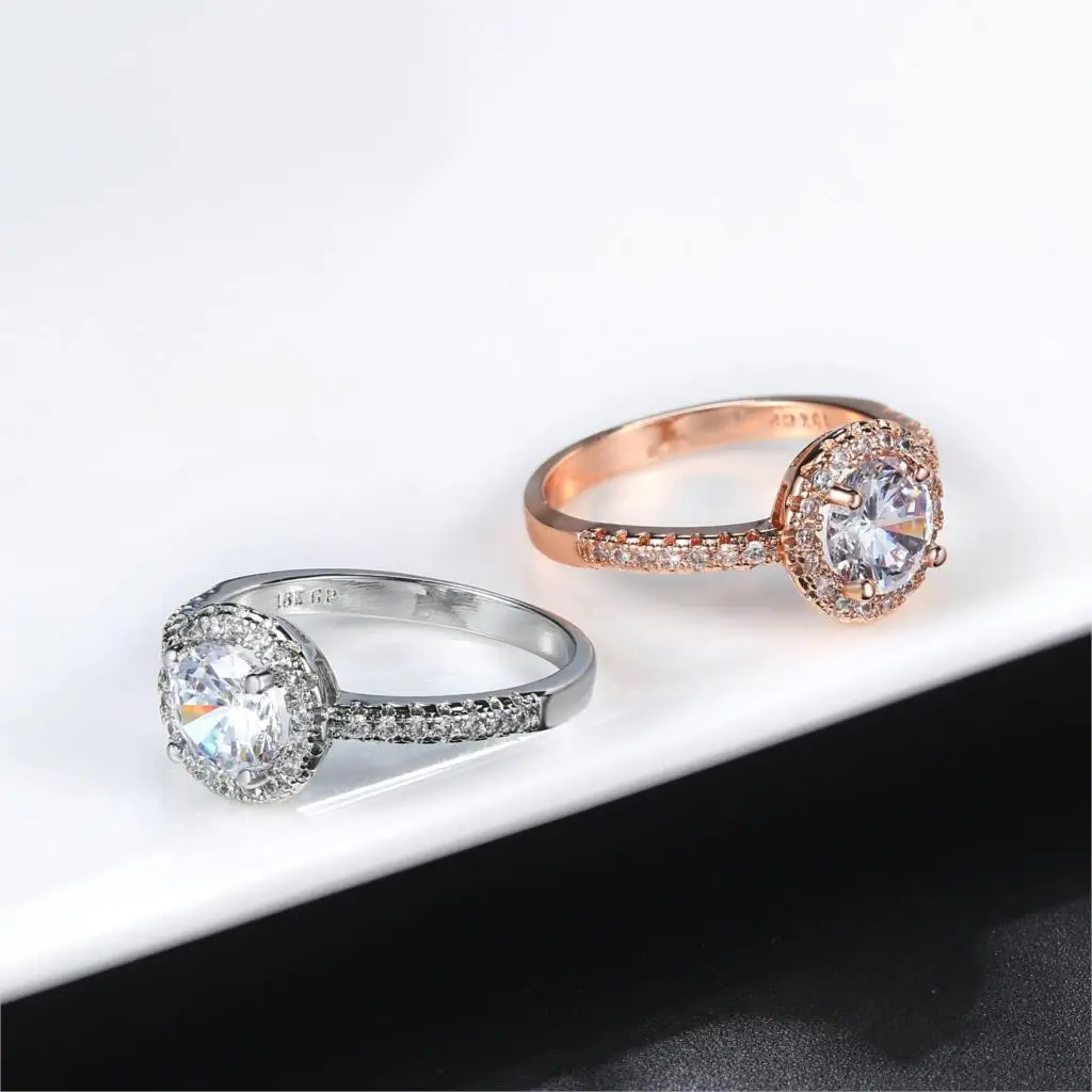 Bridal jewelry sets Crystal jewelry sets 4PCS Wedding Engagement Jewelry Set for Women Luxury Clear Crystal White Gold Color CZ Forever Love Jewellry S434 Amazing Price