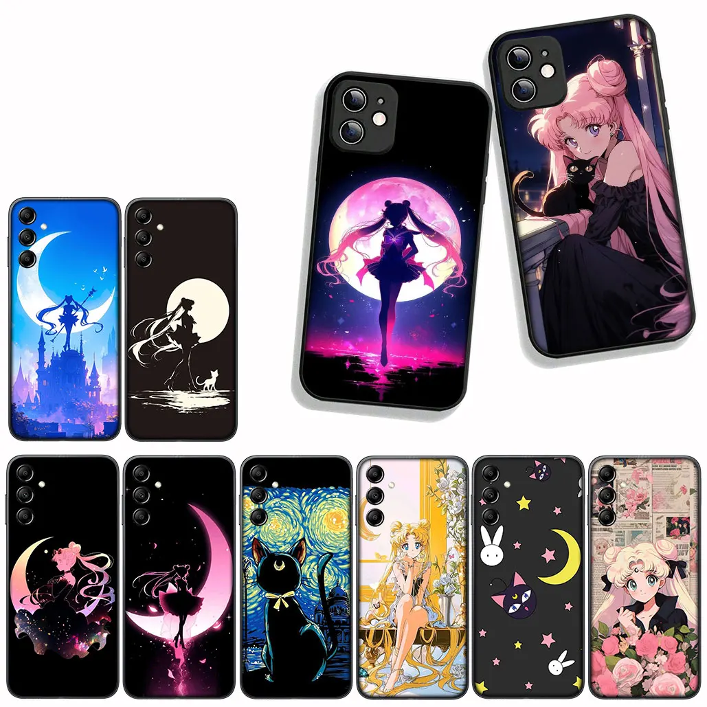 Sailor Cat Girl Moon Phone Case - Stylish Protective Cover