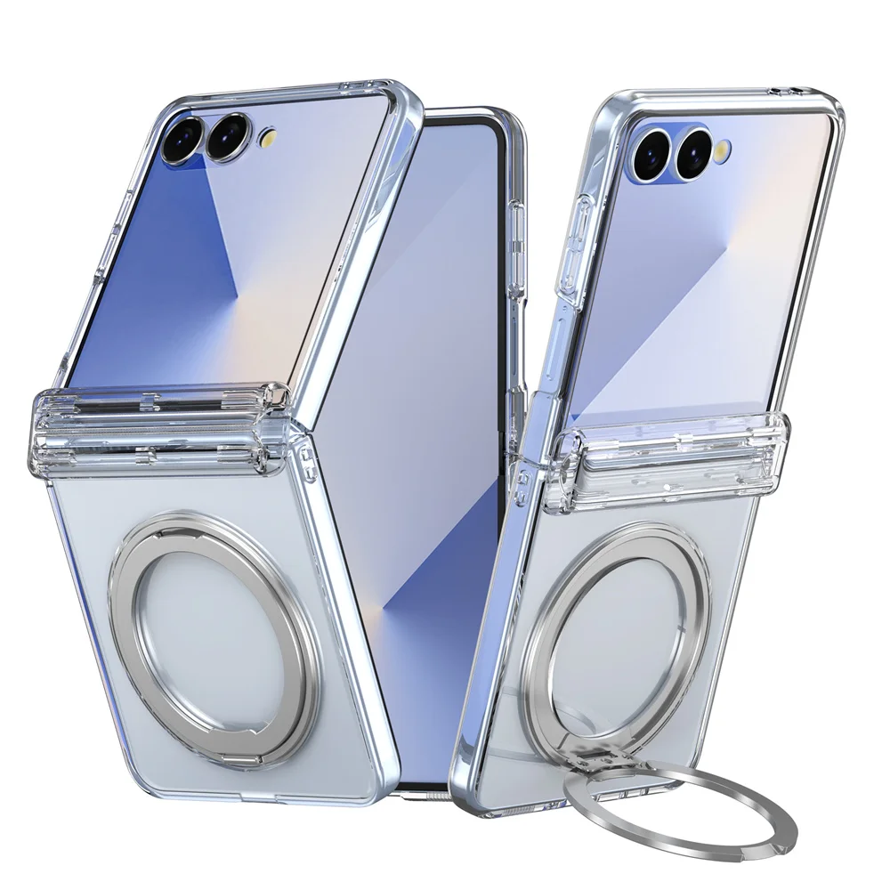 Magsafe Magnetic Transparent Phone Case with Hinge Protection