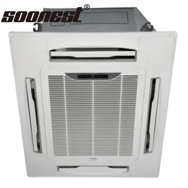 Ceiling Mounted 220-380V 24000 Btu 48000 Btu Cooling Ceiling Cassette Central Ac Split Air Conditioner Room for Hotel Home Use 2