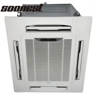 Ceiling Mounted 220-380V 24000 Btu 48000 Btu Cooling Ceiling Cassette Central Ac Split Air Conditioner Room for Hotel Home Use 2
