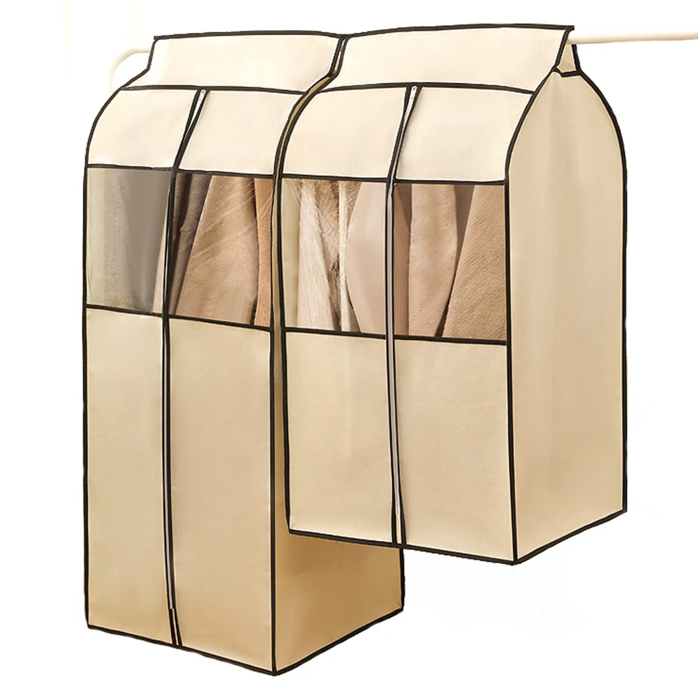 

Breathable Large Gusseted Garment Bags for Hanging Clothes Suit Bags for Closet Storage Clothing Dust Cover for Coats Dresses
