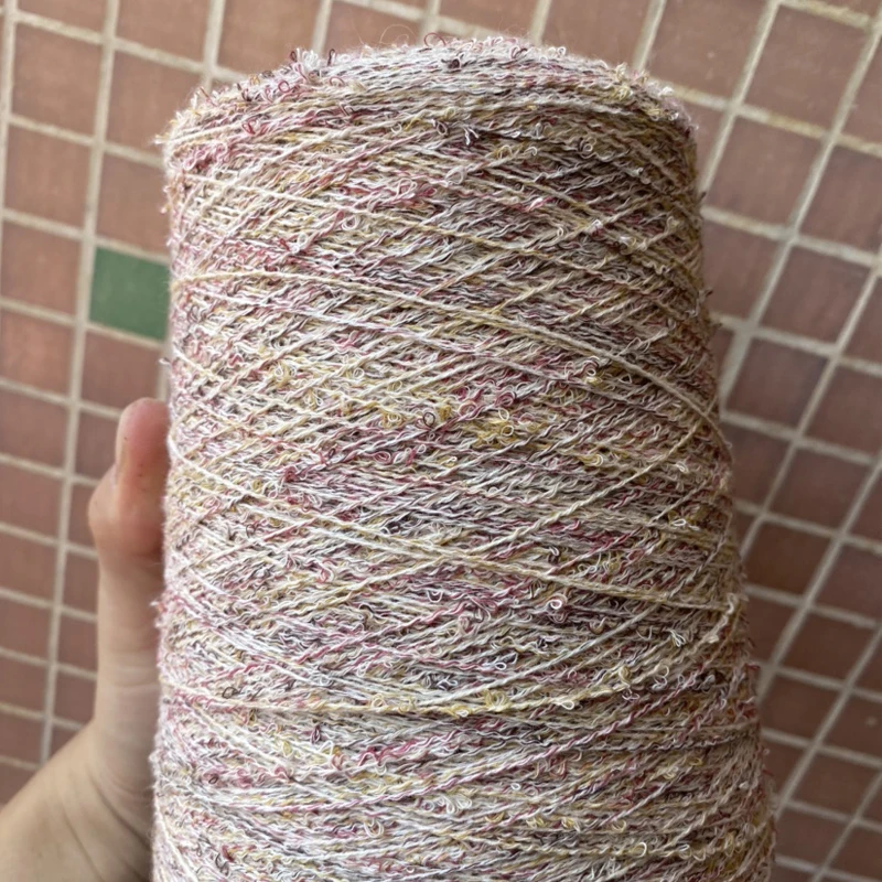 500g 100% cotton yarn Space dyed yarn Crochet yarn Hand knitting pure cotton threads Knit baby clothes sweater yarn soft ZL49 2