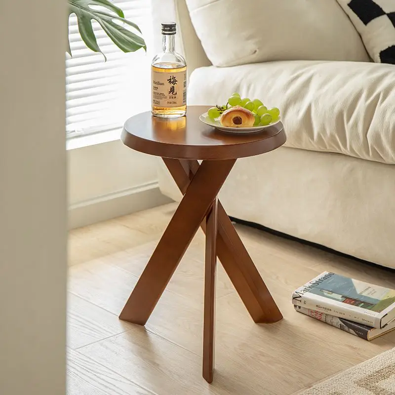 Solid Wood, Sofa, Simple, Nordic, Living Room, Coffee Table, Bedside Table, Shelf, Corner Table