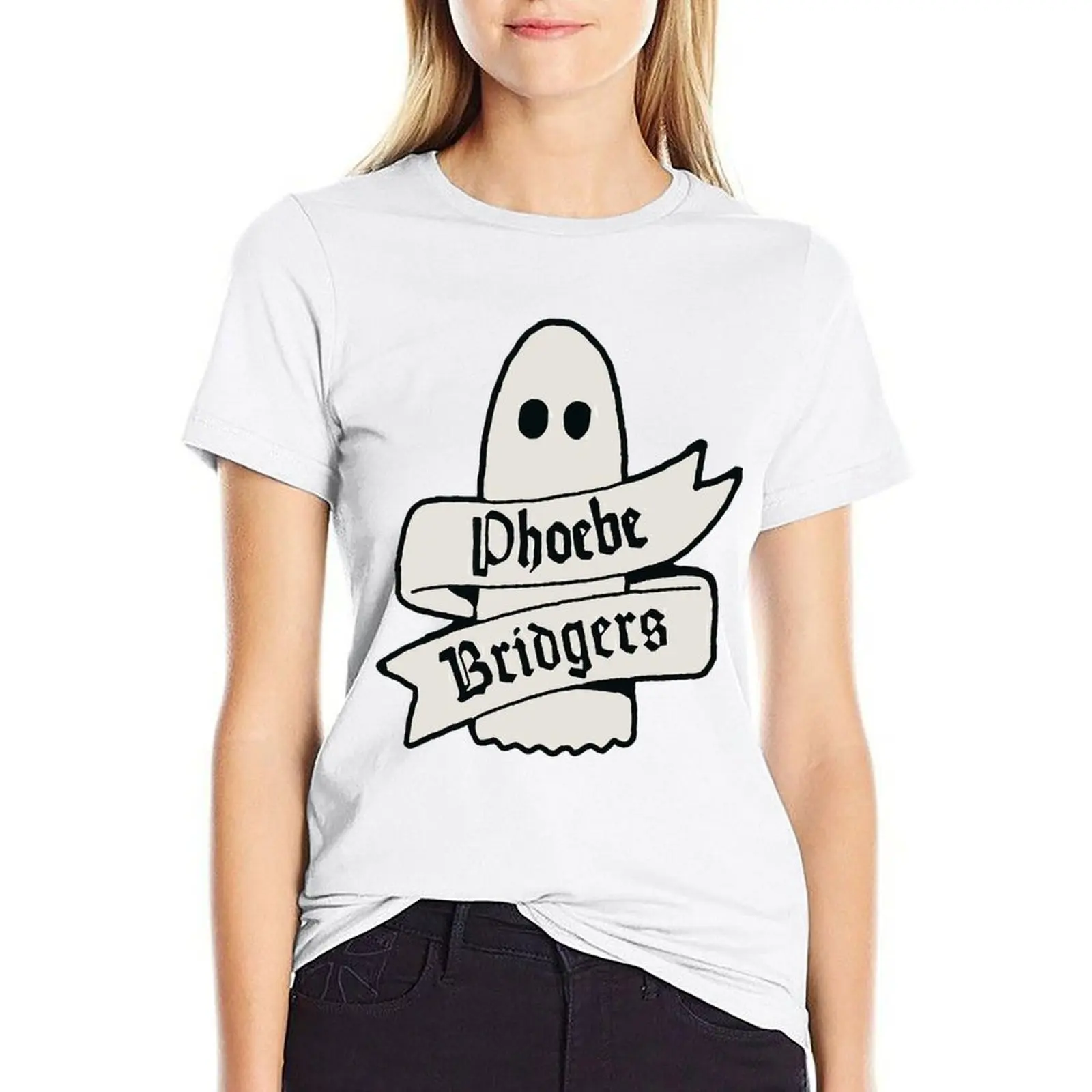 

Phoebe Bridgers T-shirt female tops Aesthetic clothing black t shirts for Women