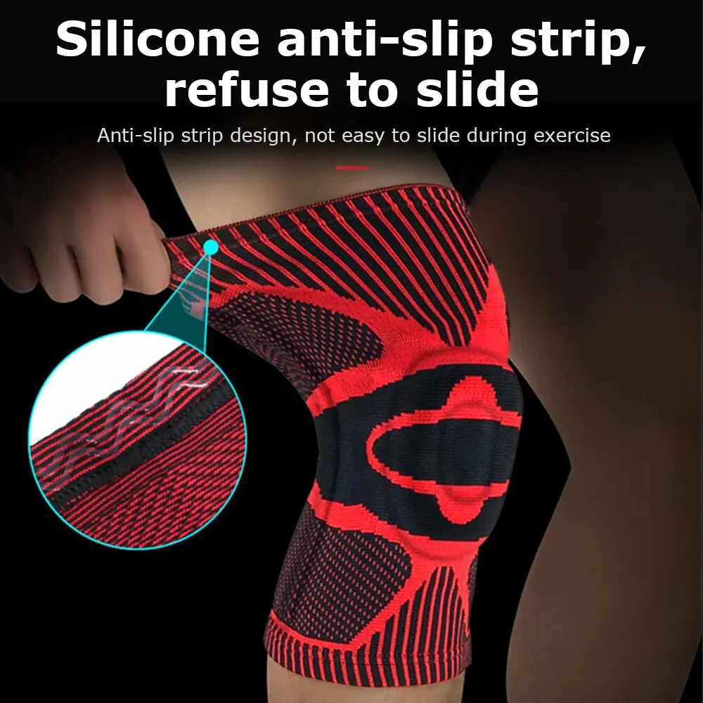 Knee Brace Knee Wraps 1PC Knee Braces for Knee Pain Relief With Side Stabilizers Gel Pads For Meniscus Tear Joint Pain Injury Recovery Unisex