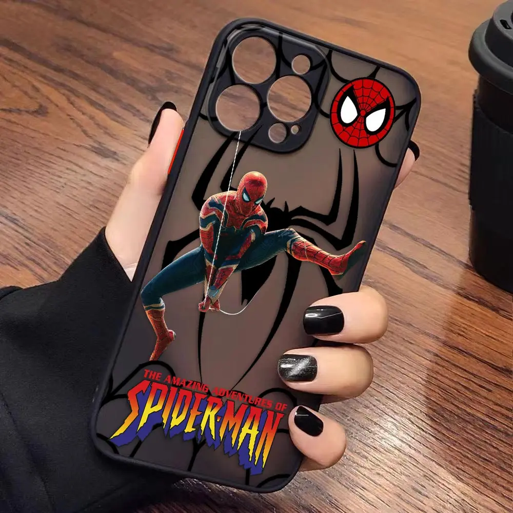 thumbnail image 1 of Funda para iPhone Apple 14 13 11 12 MINI Pro XS Max XR X 7 8 SE 2022 2020 6 6S Plus Funda Capa Shell COOL Marvel'S Spider-Man, 1 of 5