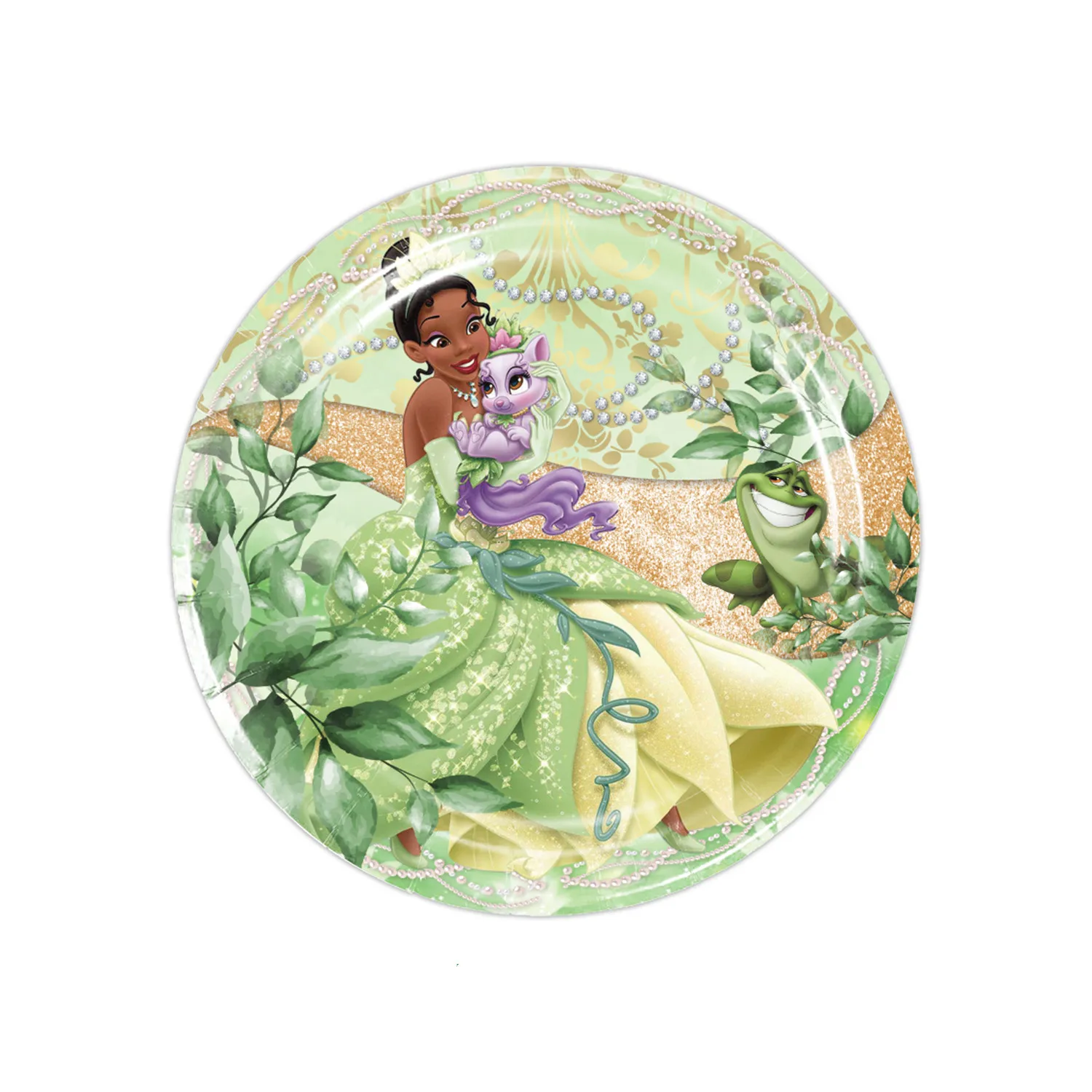 Party Supplies Birthday Party Supplies Disney The Princess And The Frog Tiana Princess Party Decoration Cup Plate Banner Girl Birthday Party Decor Baby Shower Supplies