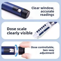 Stylo à insuline 3ML à échelle précise, portable, pour le soin du diabète, compatible avec Gan Li Xiulin, sans médicaments 2