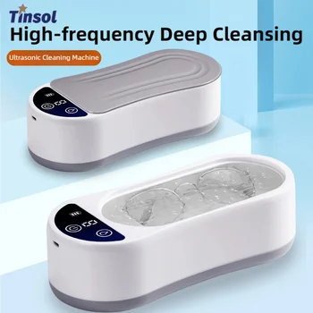 TINSOL Convenient Ultrasonic Cleaner Home Eyeglasses / Jewelry / Jewelry / Watch Multifunctional Electric Cleaning Case 1