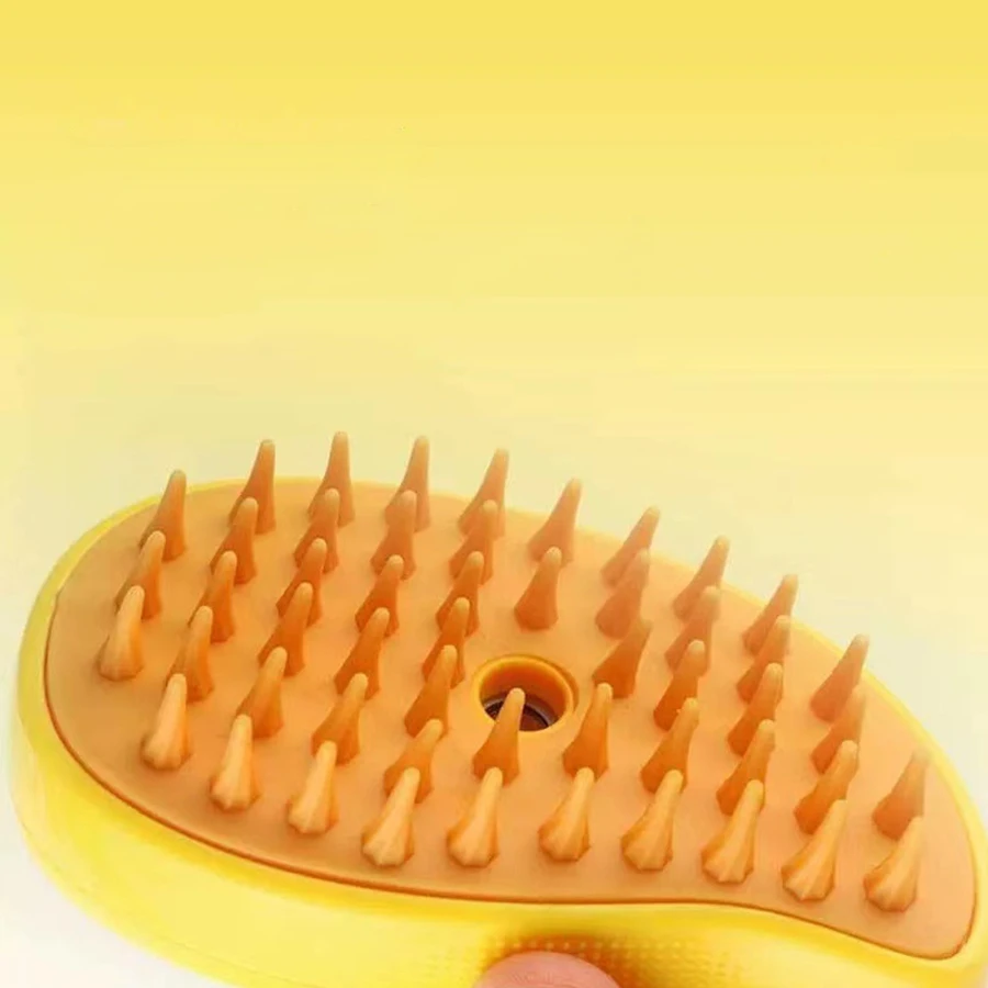 1pc New cross-border mango pet comb cat and dog electric spray brush massage comb 4