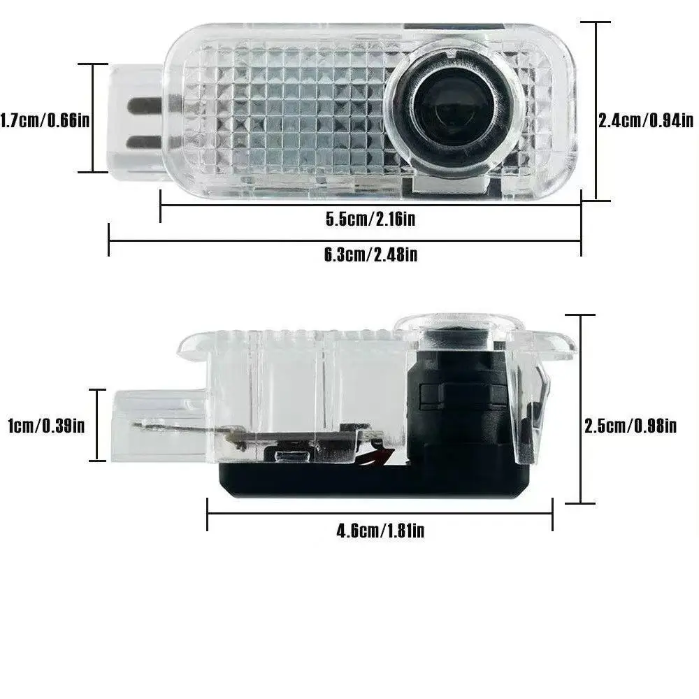 Set of 2 Car Door Logo Welcome Light Accessories
