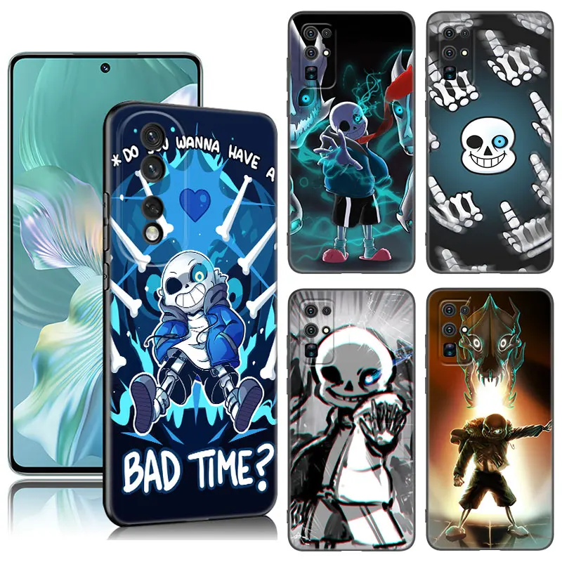 Undertale Sans Doggo Custodia Per Telefono Per Huawei Honor 70 90 Lite X40 Gt X50 I X5 Plus X6A X6S X7A X8A X8B X6 X7 X8 X9 4G X9A X9B 5G