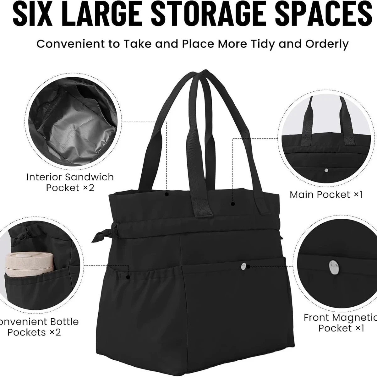 الرباط العزل حقيبة الغداء المحمولة سميكة الألومنيو...