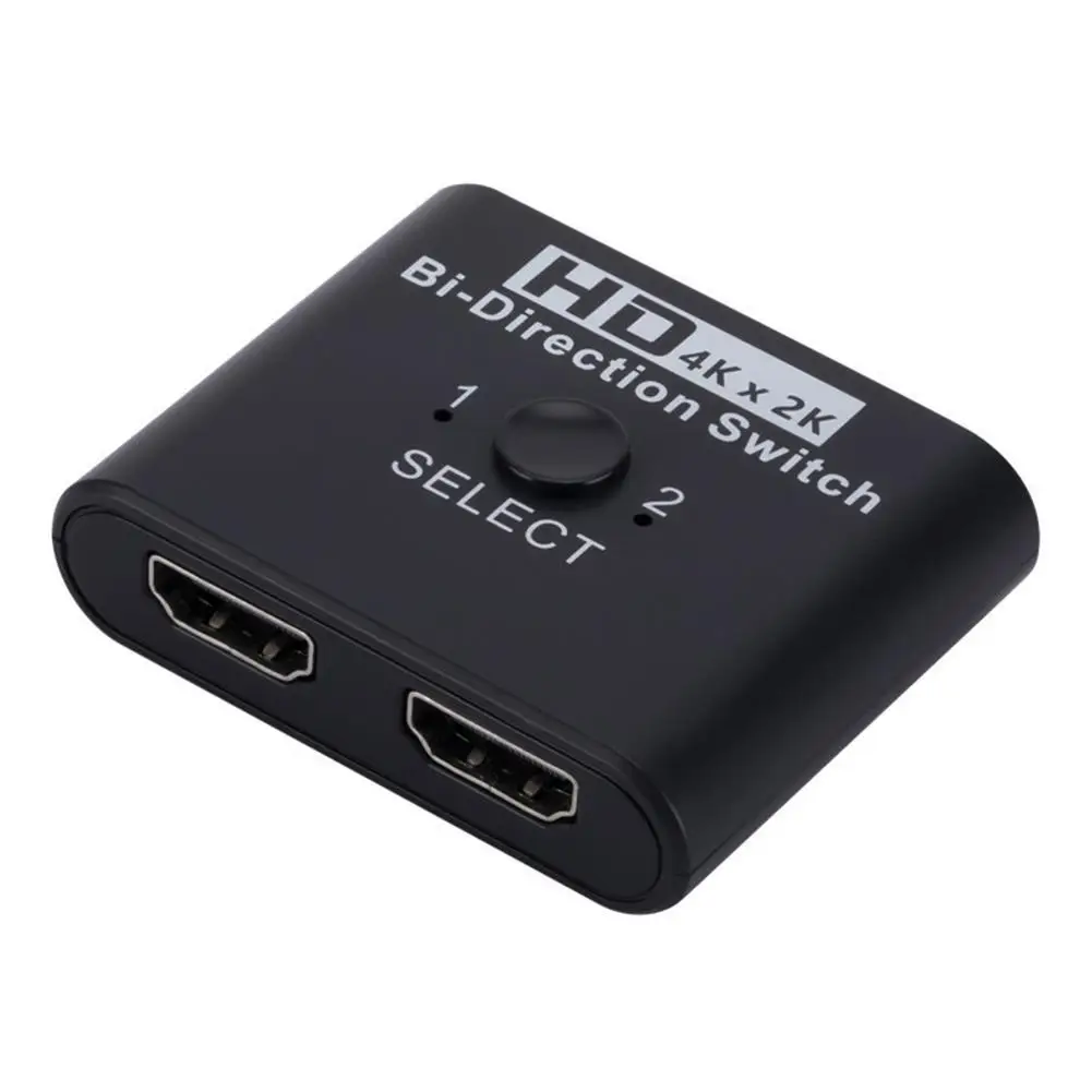4KX2K HDMI двухнаправленный переключатель с 2 портами HDMI разветвитель для ноутбука ПК PS3/4 ТВ приставки для монитора телевизора