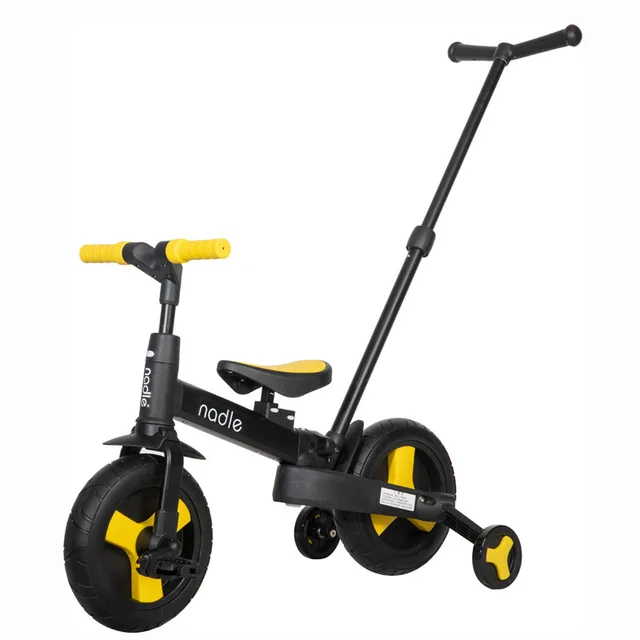 LazyChild Multifunctional Children's Tricycle Foldable Bicycle Stroller 2-6 Years Old Lightweight Trolley DropShipping 6