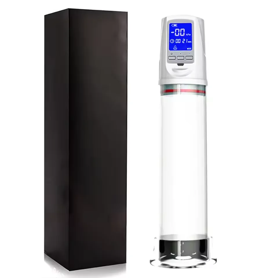 Automatic Penis Pump Suction Vacuum Male Masturbation Penis Extender Dick Erection Enhancement Trainer Adult Sex Toys