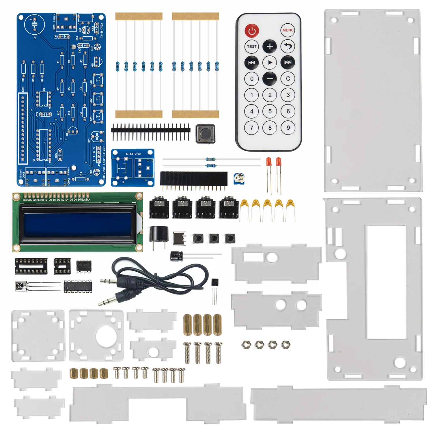 DIY Telegraph Decoder für Morsecode Telegraph Simulator mit Digitalanzeige, elektronisches Fertigungskit, DIY-Lötprojekt – Detail 1