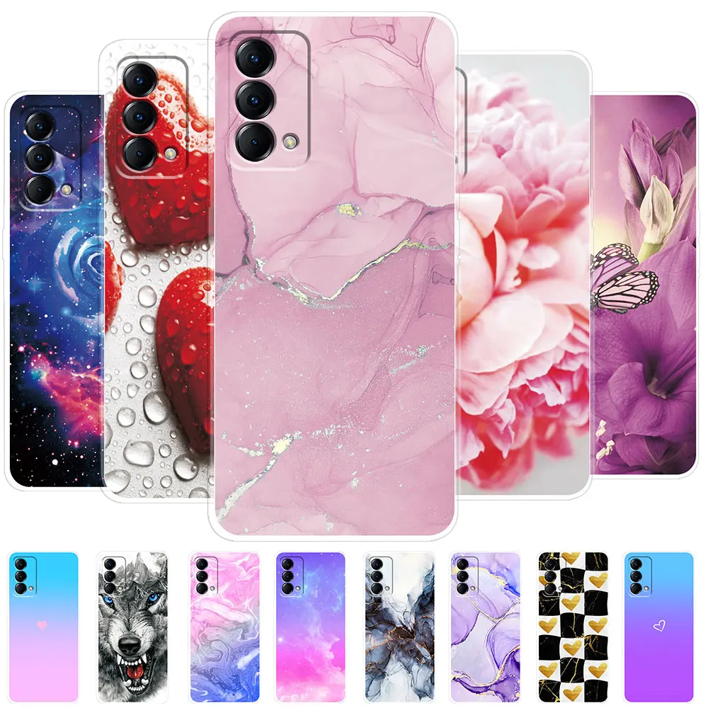 Per Realme Gt Master Edition Custodia Gt Master Marble Candy Custodia Trasparente Per Telefono Su Realme Gt Explorer Master Cover Posteriore In Silico